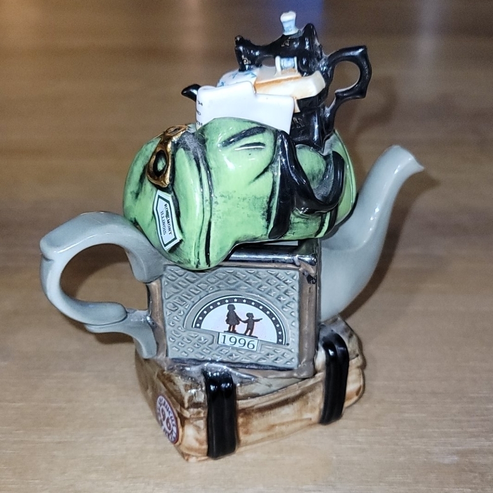 Vintage Paul Cardew Travelers Return Teapot Made in England Limited Edition - Picture 5 of 12